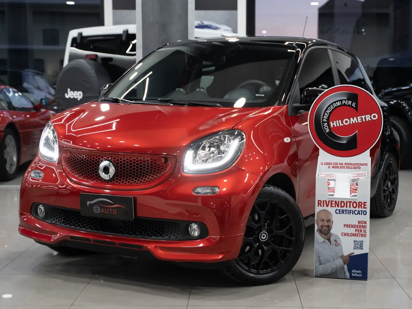 smart forFour 1.0 71 CV. SUPERPASSION TWINAMIC AUTO 16" LED NAVI Red - 1