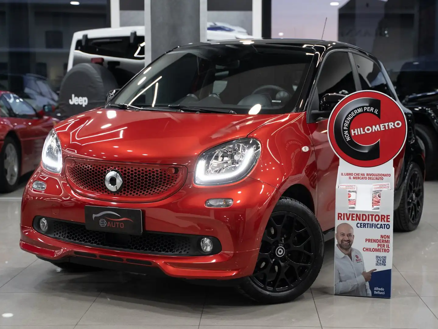 smart forFour 1.0 71 CV. SUPERPASSION TWINAMIC AUTO 16" LED NAVI Rojo - 1