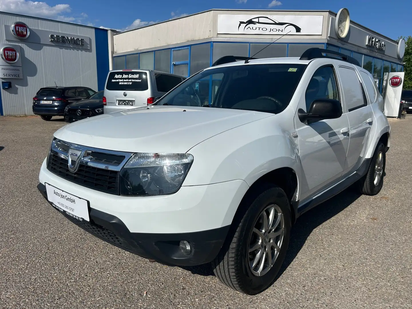 Dacia Duster Fiskal, 4WD(Allrad), Pickerl NEU, Klima, AHK,... Weiß - 1
