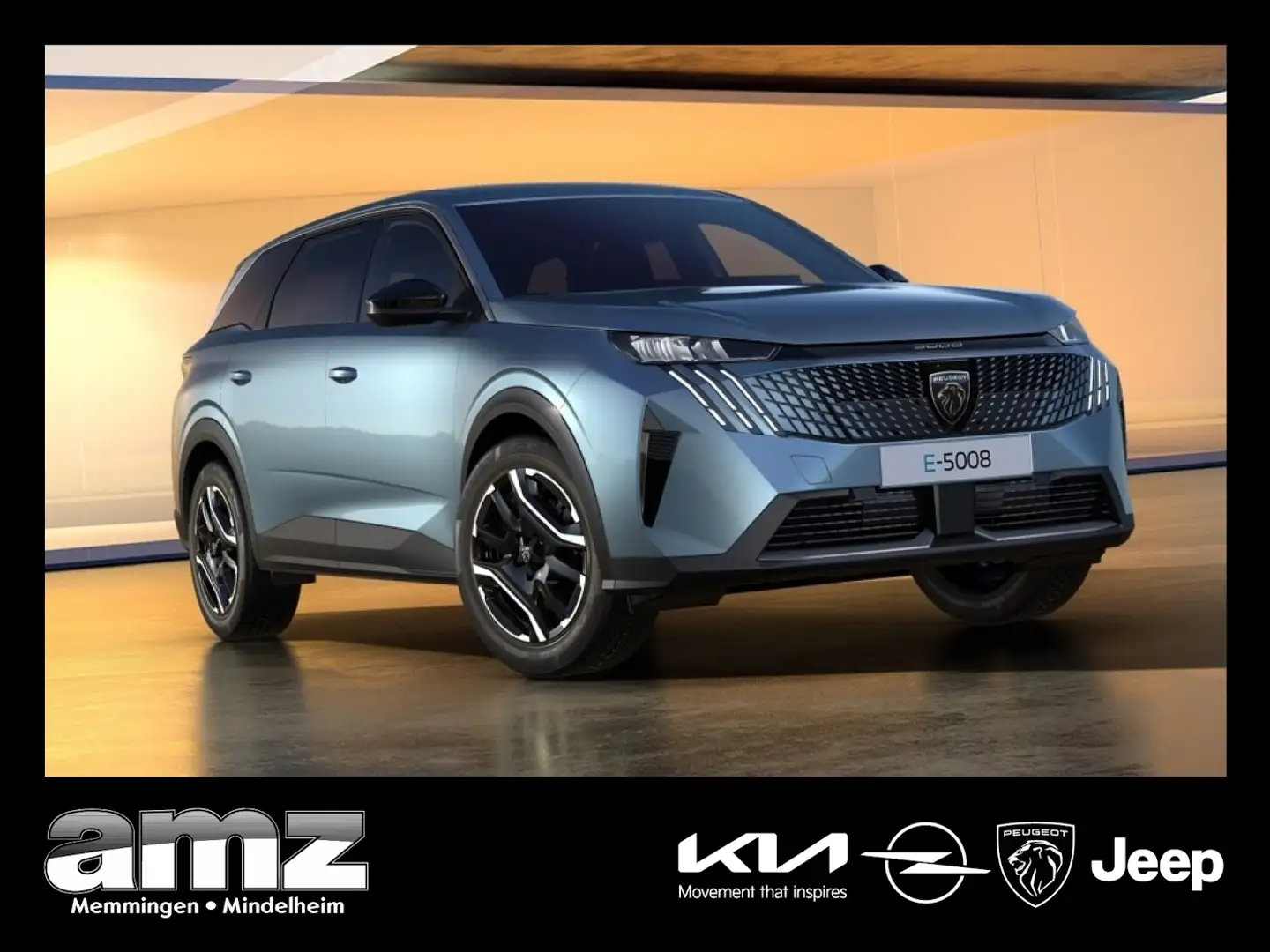 Peugeot 5008 Elektro Allure **Gewerbeknaller** Blau - 1