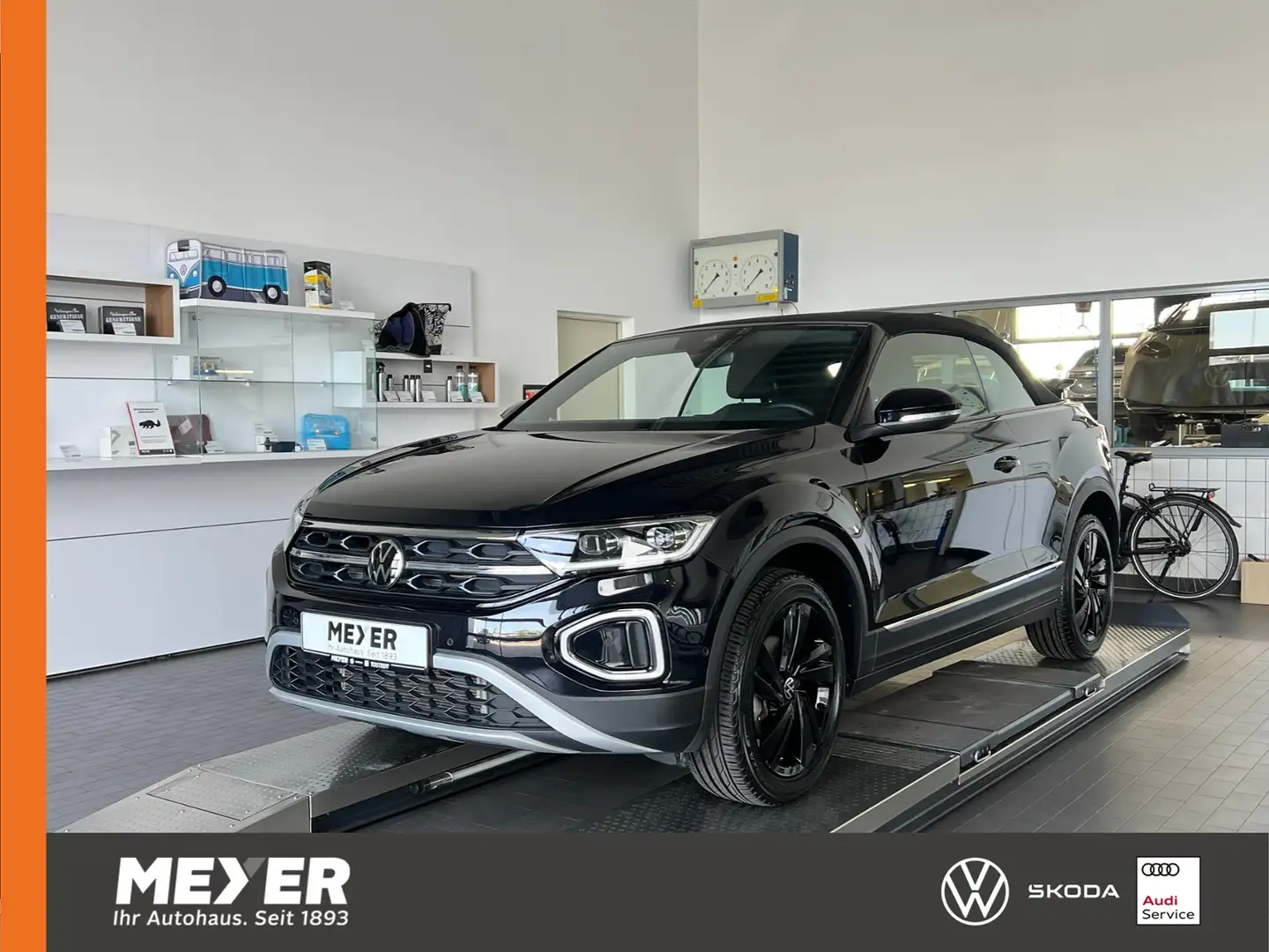 Volkswagen T-Roc Cabriolet 1.5 TSI DSG *AHK, LED, Black Style, 18' Schwarz - 1