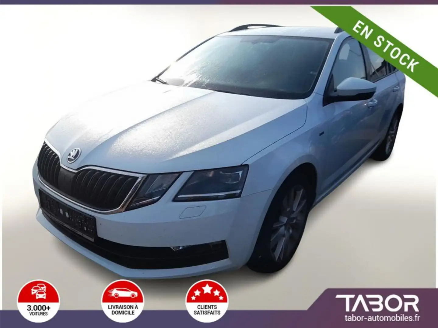 Skoda Octavia Combi 2.0 TDI 150 Clever LED GPS Blanc - 1