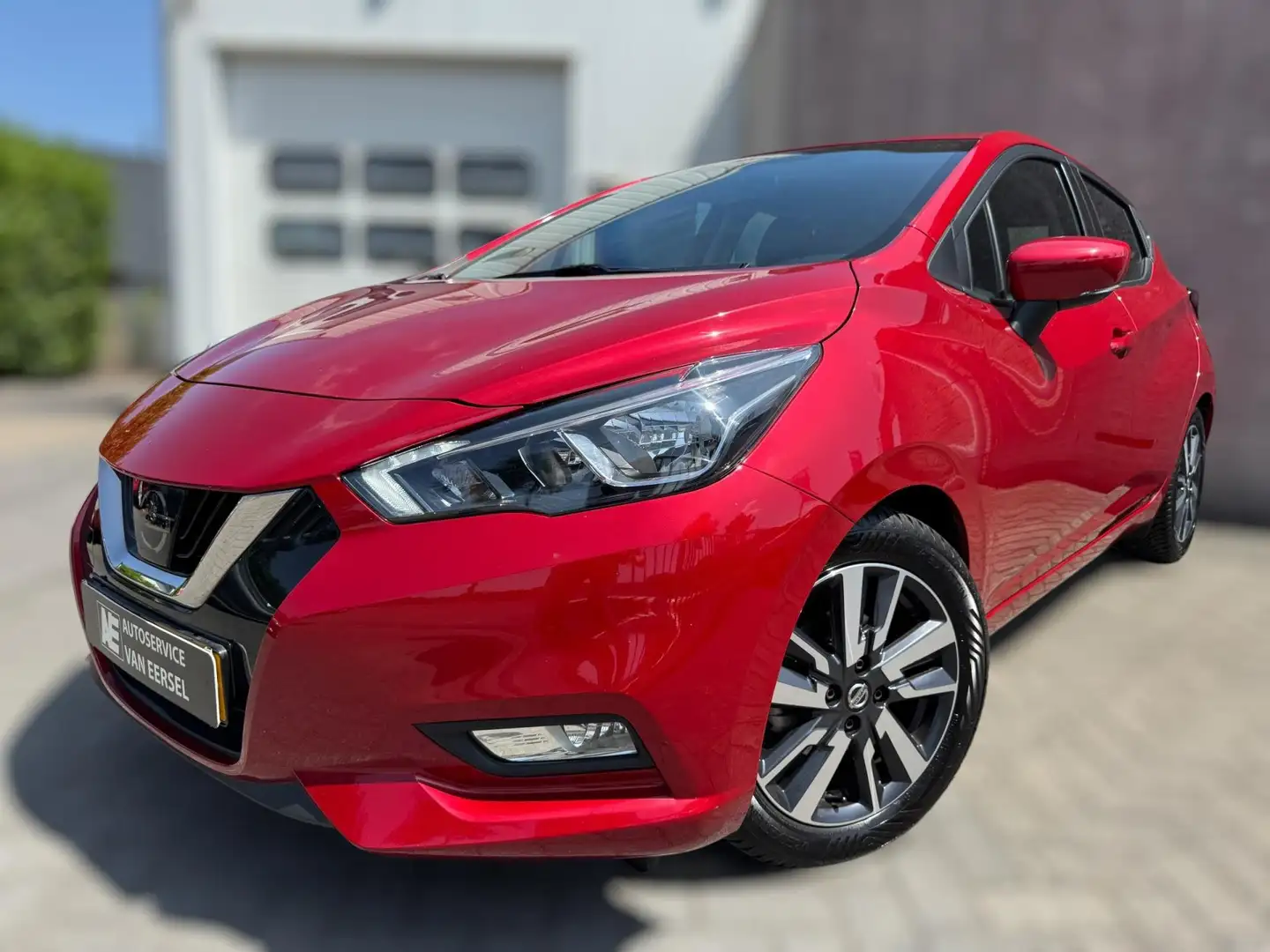 Nissan Micra 1.0 IG-T Acenta TREKHAAK / CAMERA / CARPLAY / 4-SE Rood - 1