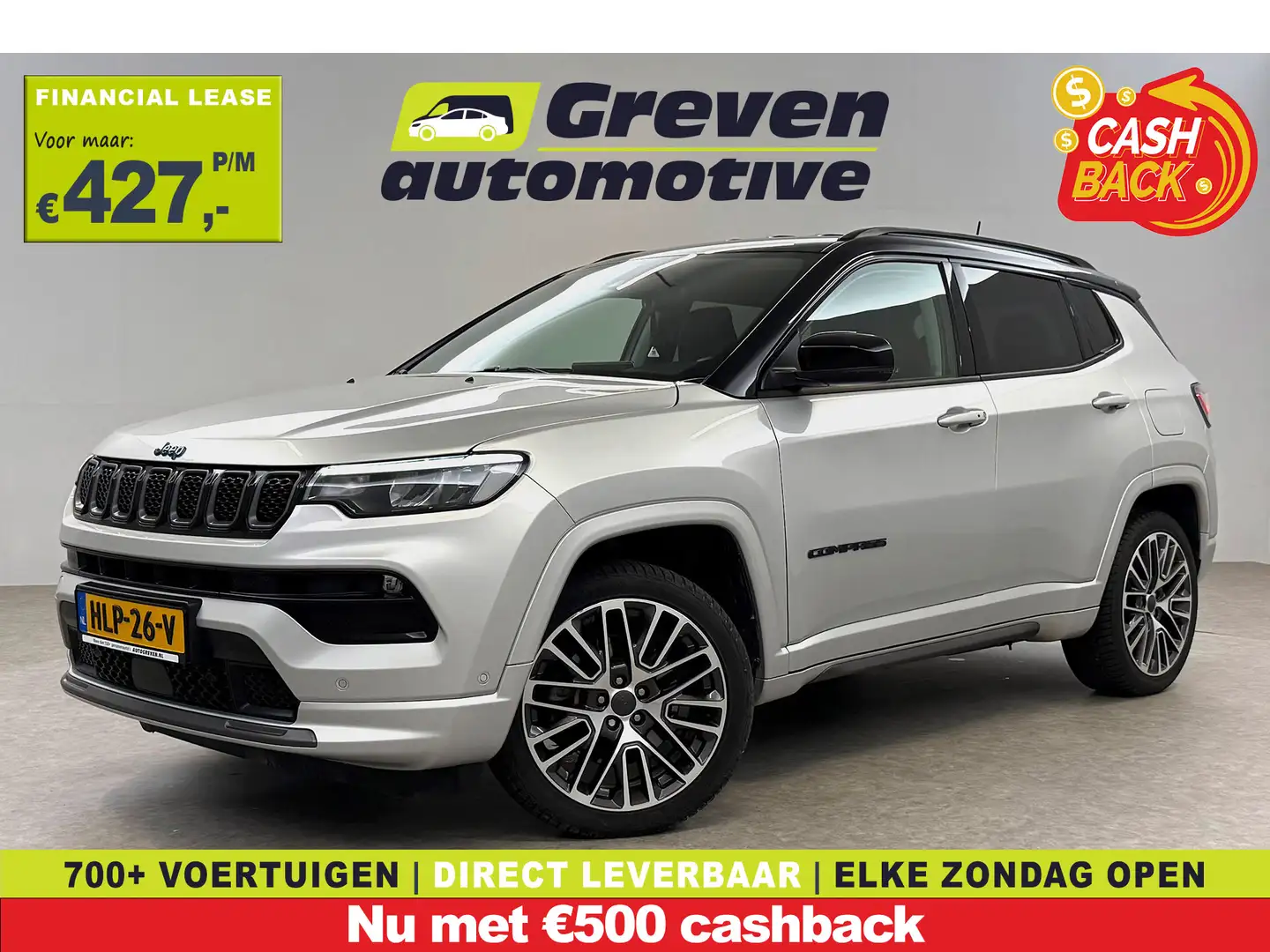 Jeep Compass 4xe 240PK Plug-in Hybrid Electric S | Virtual | Ca Argent - 1
