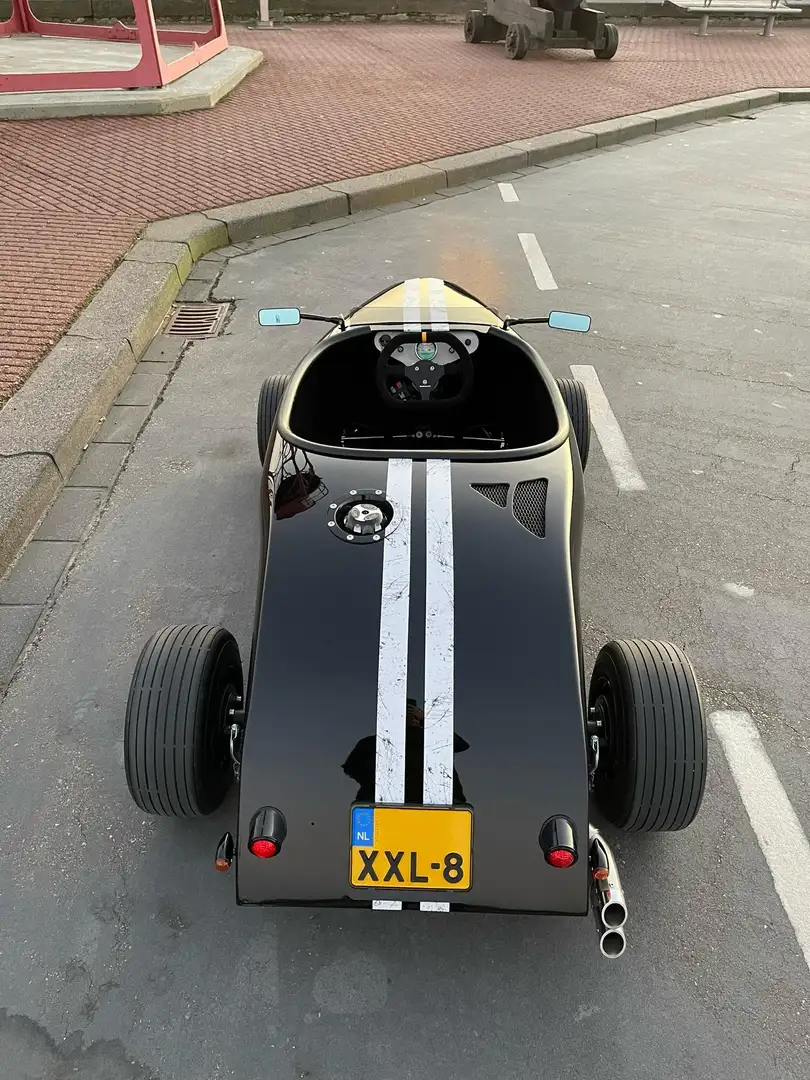 Wenckstern Full Custom Mini Hot Rod met kenteken Zwart - 2