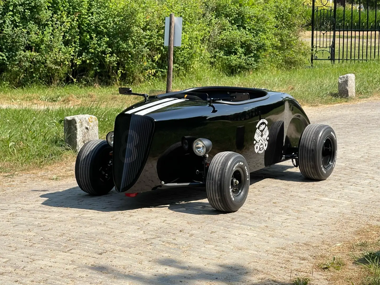 Wenckstern Full Custom Mini Hot Rod met kenteken Zwart - 1