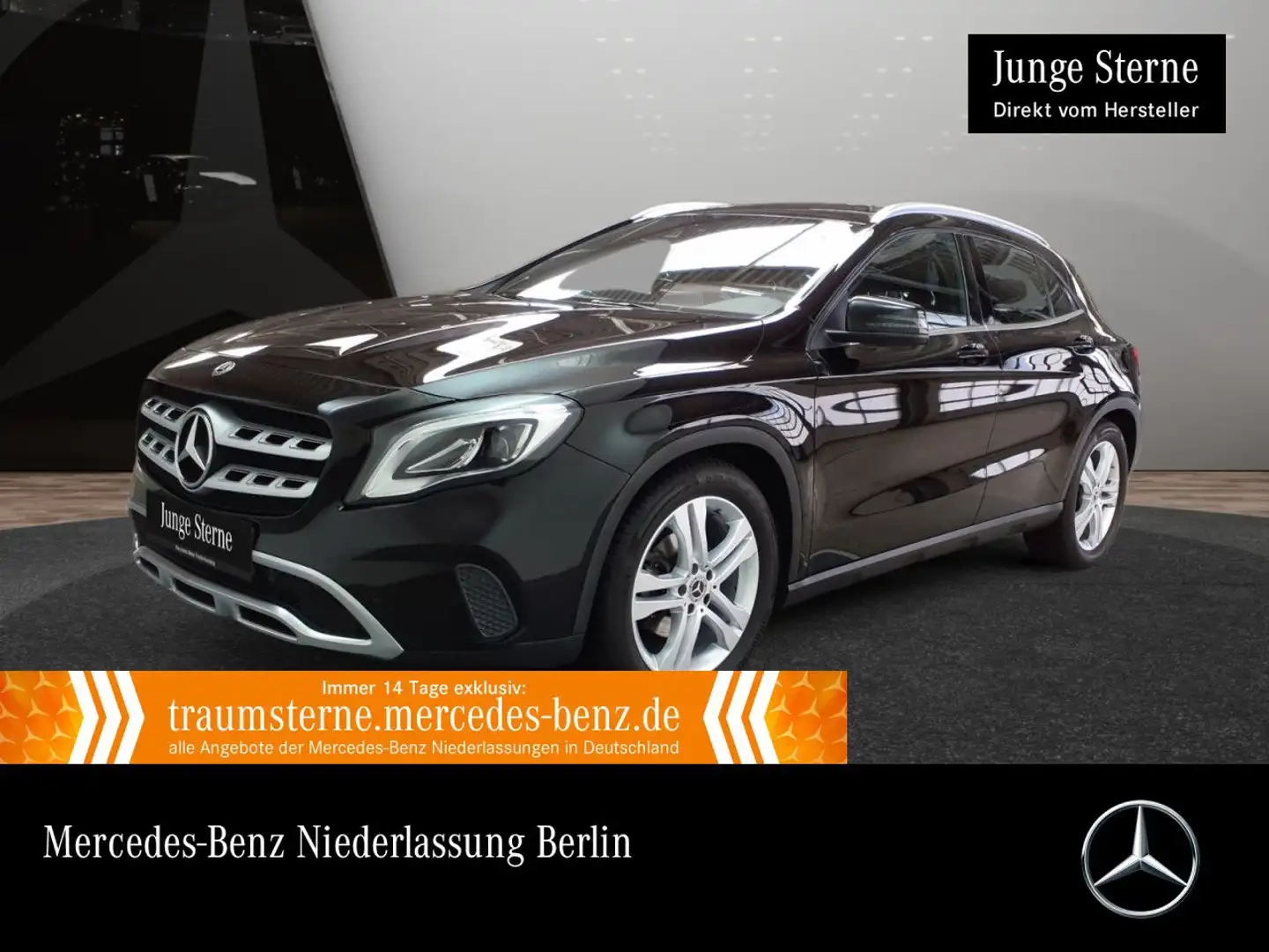 Mercedes-Benz GLA 180 Progressive LED Kamera Navi Totwinkel PTS Zwart - 1