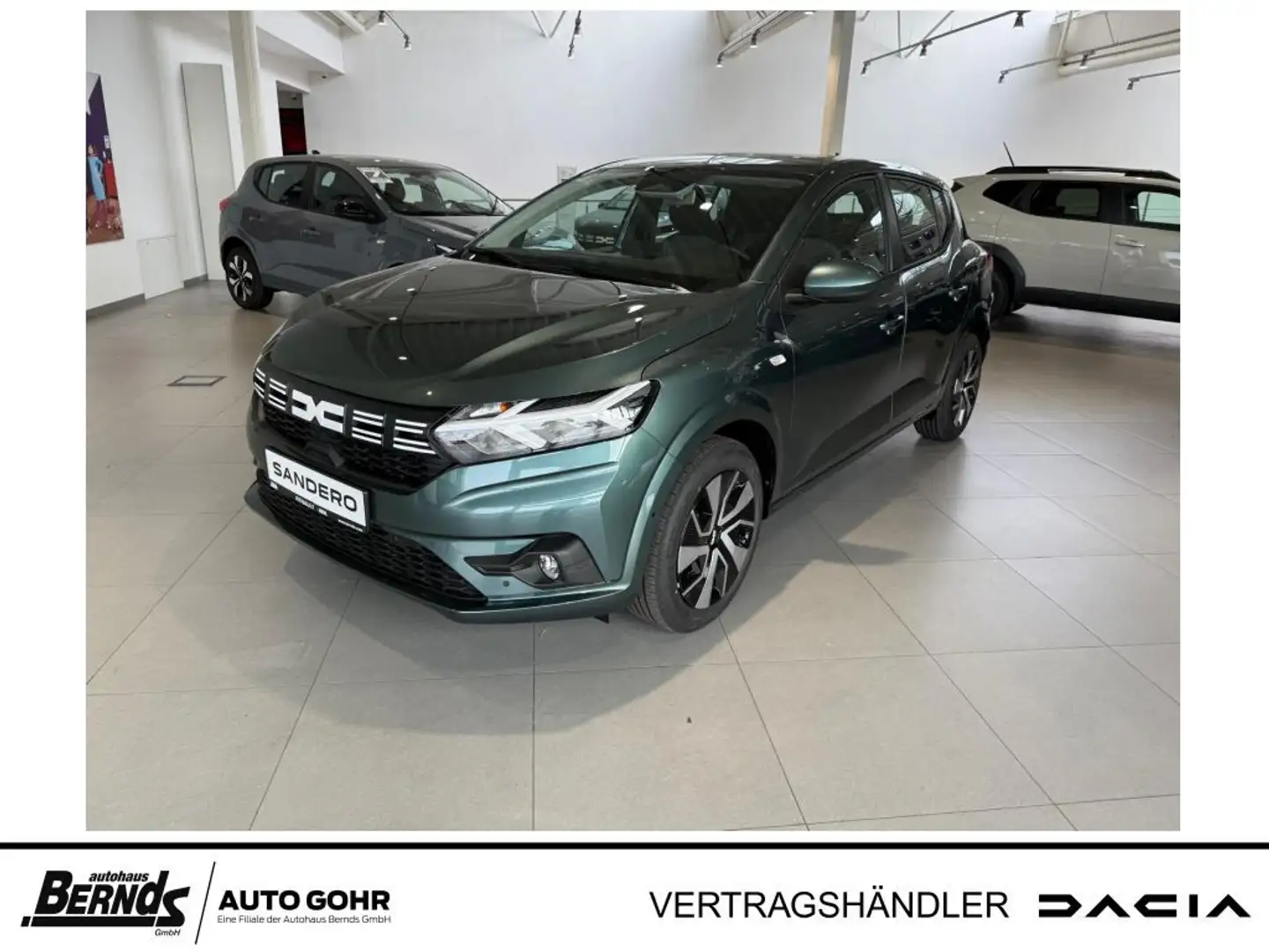 Dacia Sandero TCe 90 Expression Sitzheizung + Navi+ RKamera Grün - 1