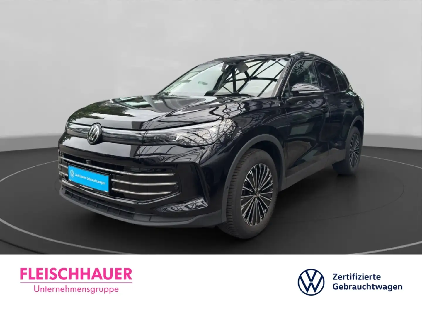 Volkswagen Tiguan 2.0 TDI DSG Elegance AHK Navi Digitales Cockpit Ma Schwarz - 1