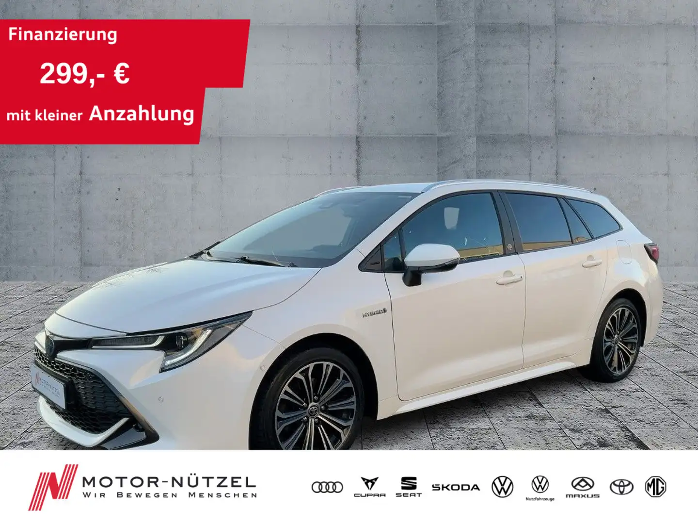 Toyota Corolla TS 2.0 Hybrid TEAM D LED+ACC+SHZ+RFK+AHK Weiß - 1