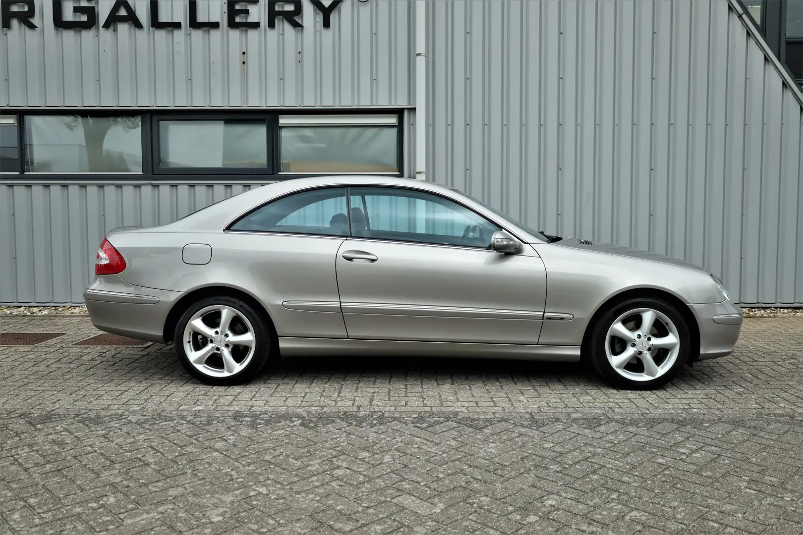 Mercedes-Benz CLK 200 Coupé CLK K. Avantgarde Custom Leder Grijs - 2