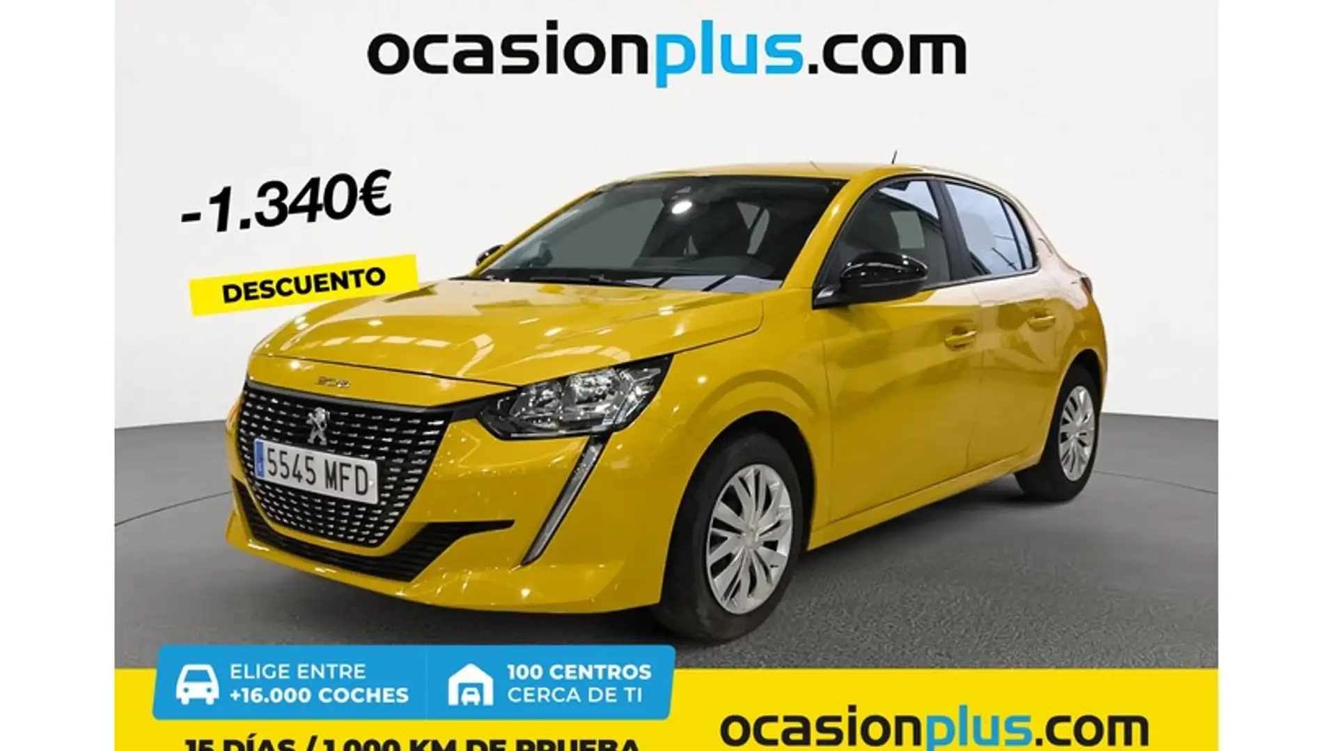 Peugeot 208 1.2 Puretech S&S Active 75 Jaune - 1
