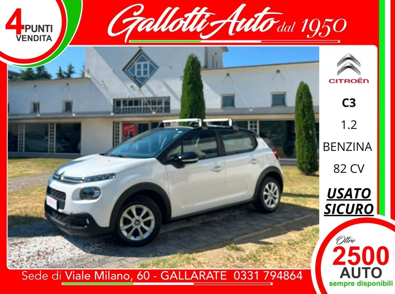 Citroen C3 1.2 puretech Feel 82cv - SENZA VINCOLI DI FINANZI