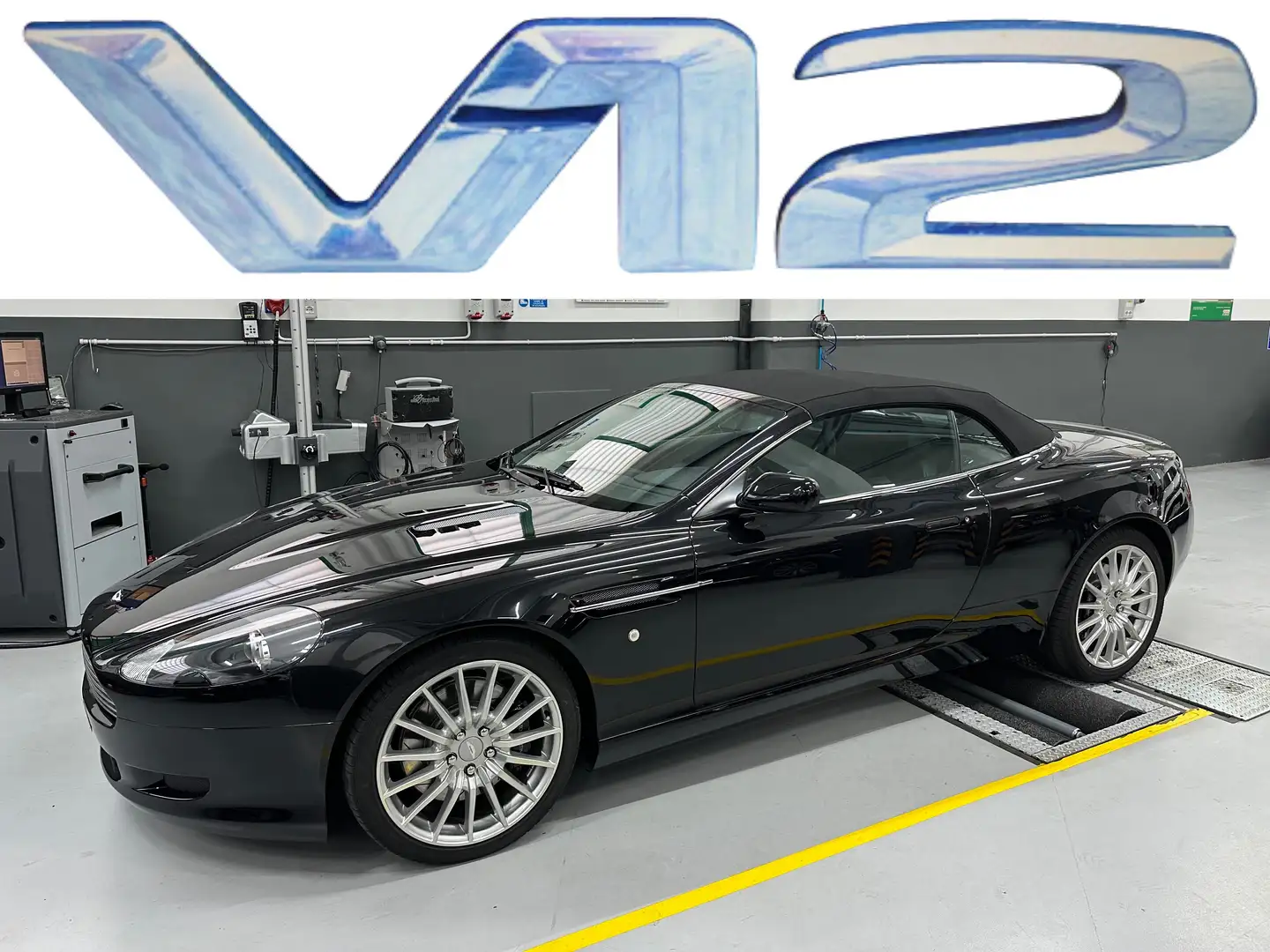 Aston Martin DB9 DB9 VOLANTE 6.0 touchtronic 2 - KM 850 - LIKE NEW Nero - 1