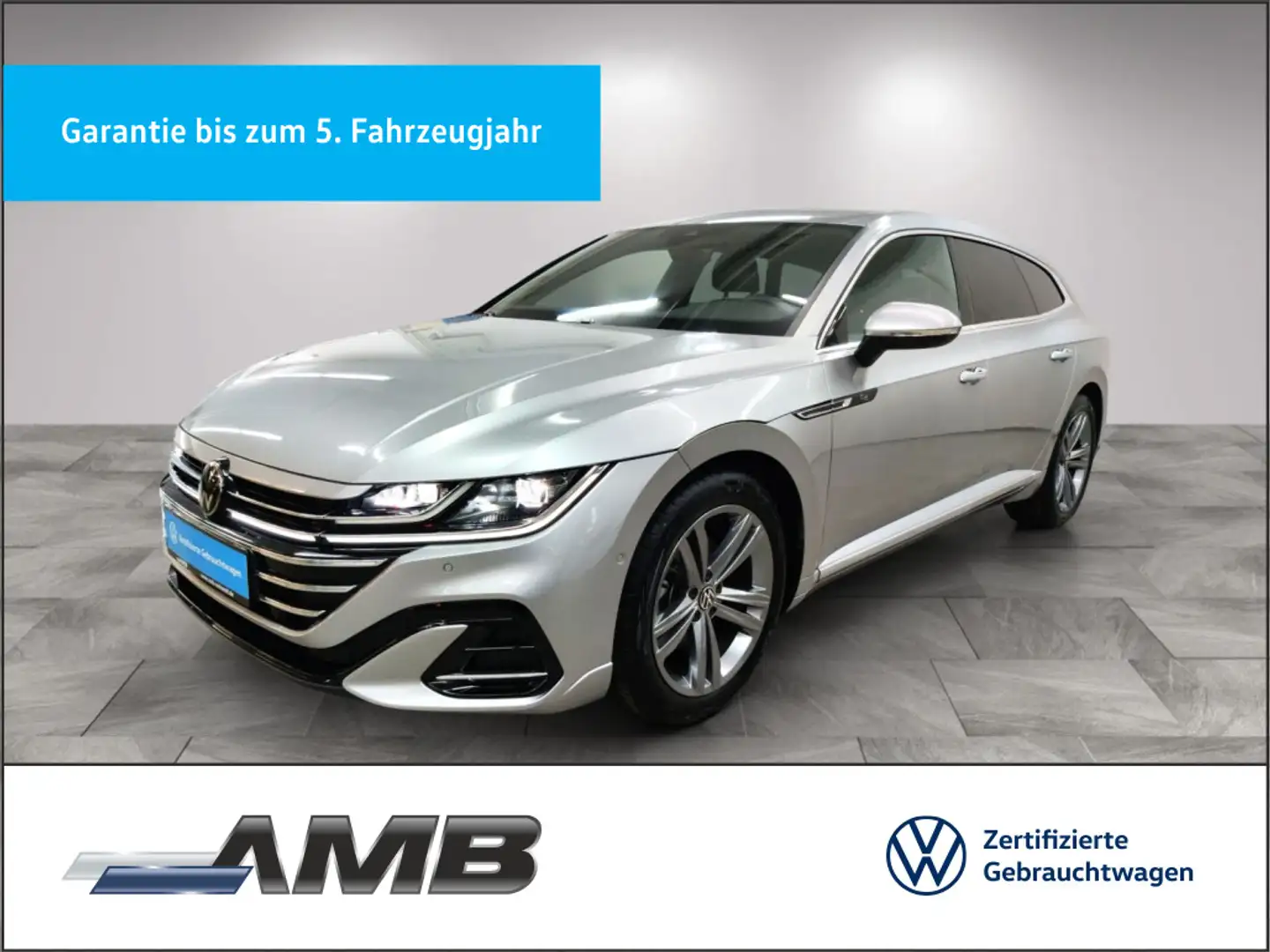 Volkswagen Arteon R-Line 2.0 TSI AHK/03.30Ga Silber - 1