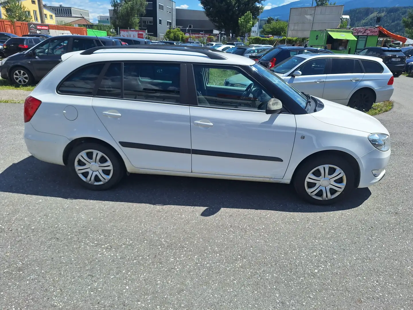 Skoda Fabia 1,6 diesel 1.Besitz Weiß - 2