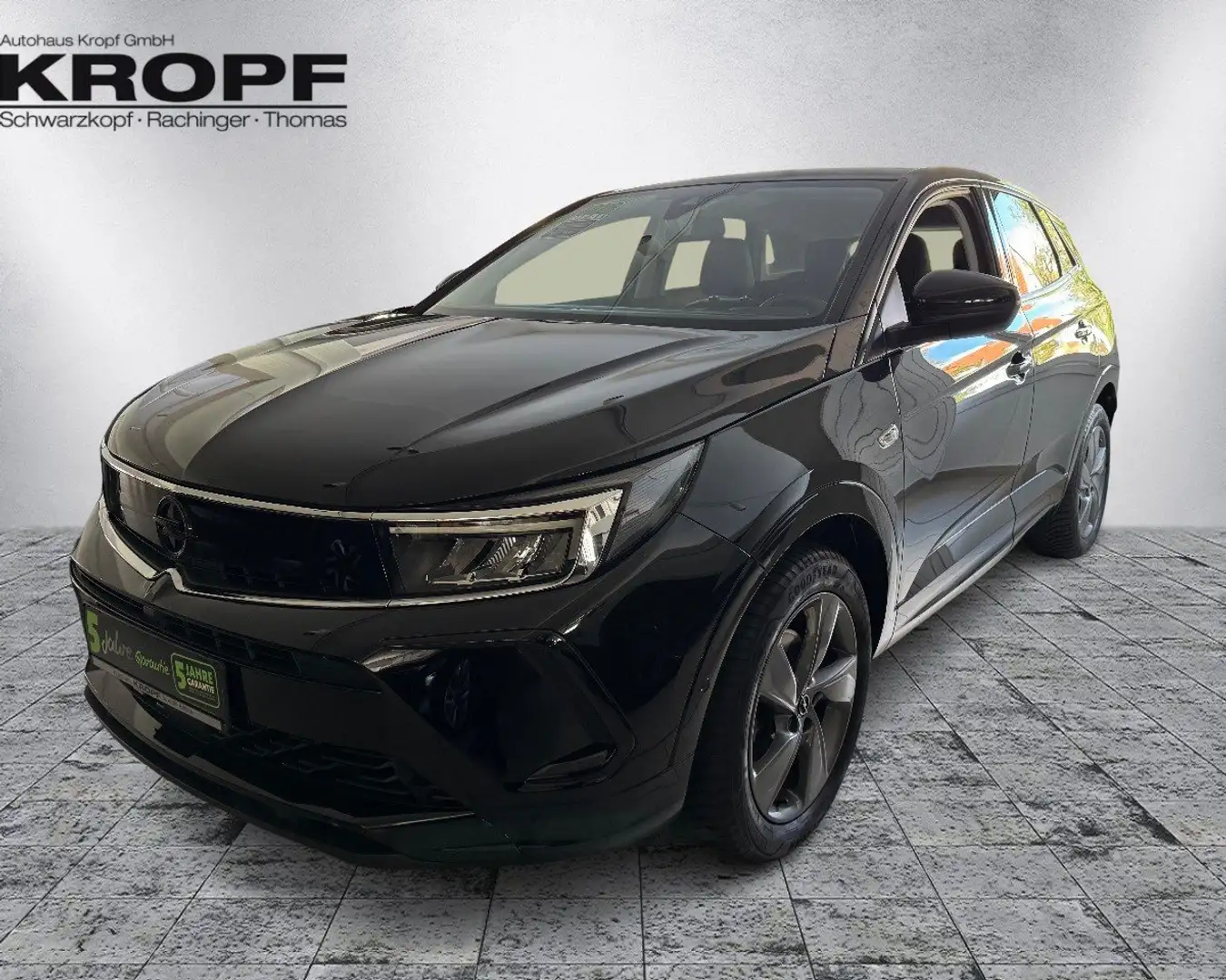 Opel Grandland 1.2 Turbo GS Line Alcantara+LED+Navi Noir - 2