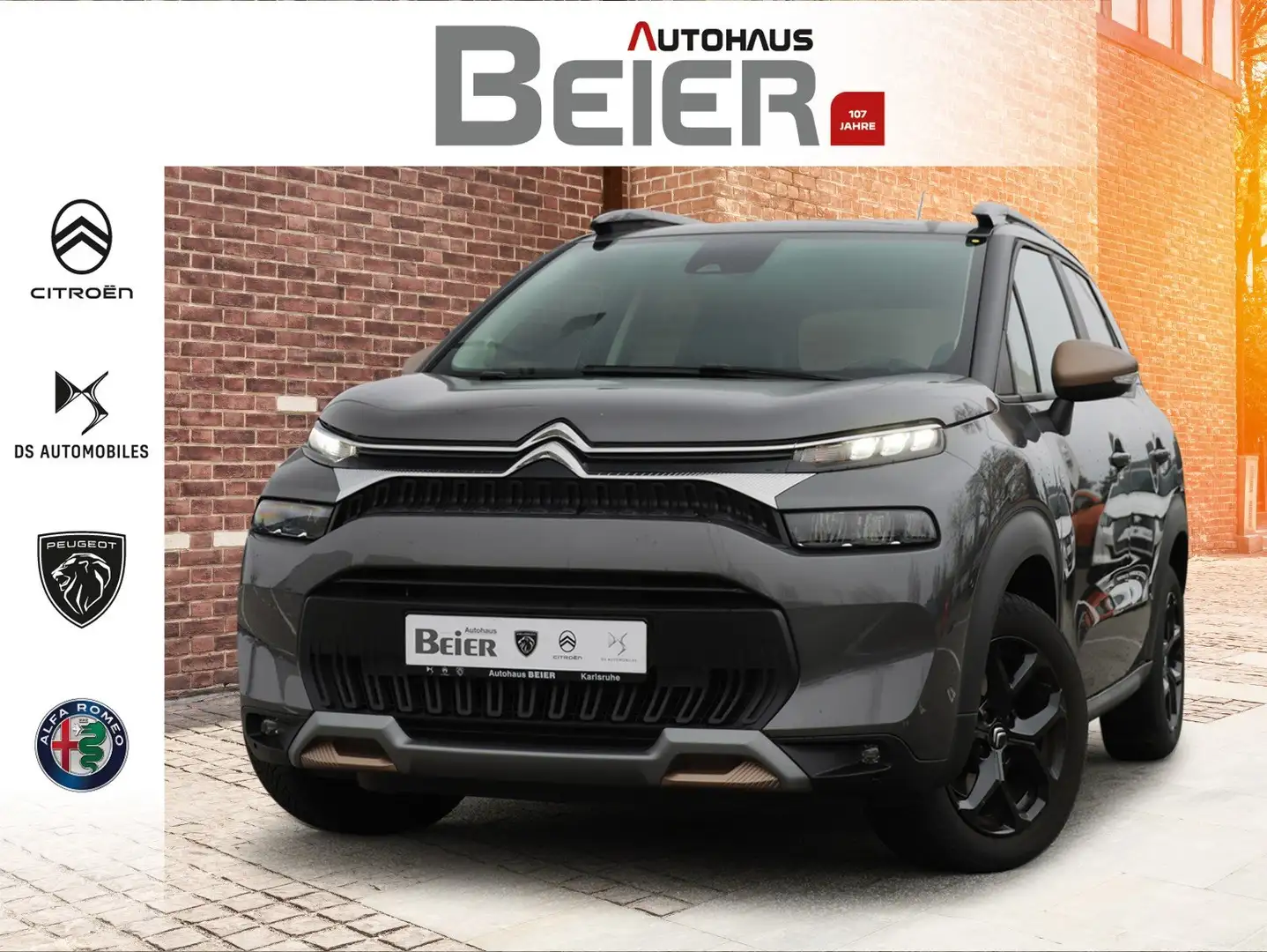 Citroen C3 Aircross C-Series 130PS EAT6 PDC/Klima Grau - 1
