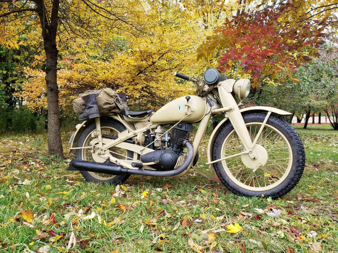DKW NZ 350 -Militär Gelb - 1