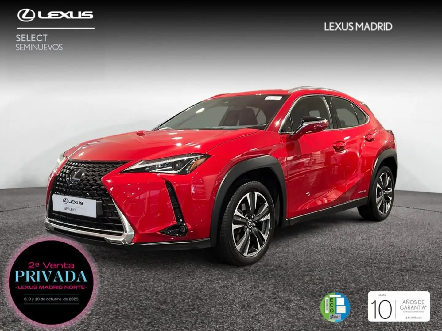 Lexus UX 250h 2.0 Premium Rouge - 1