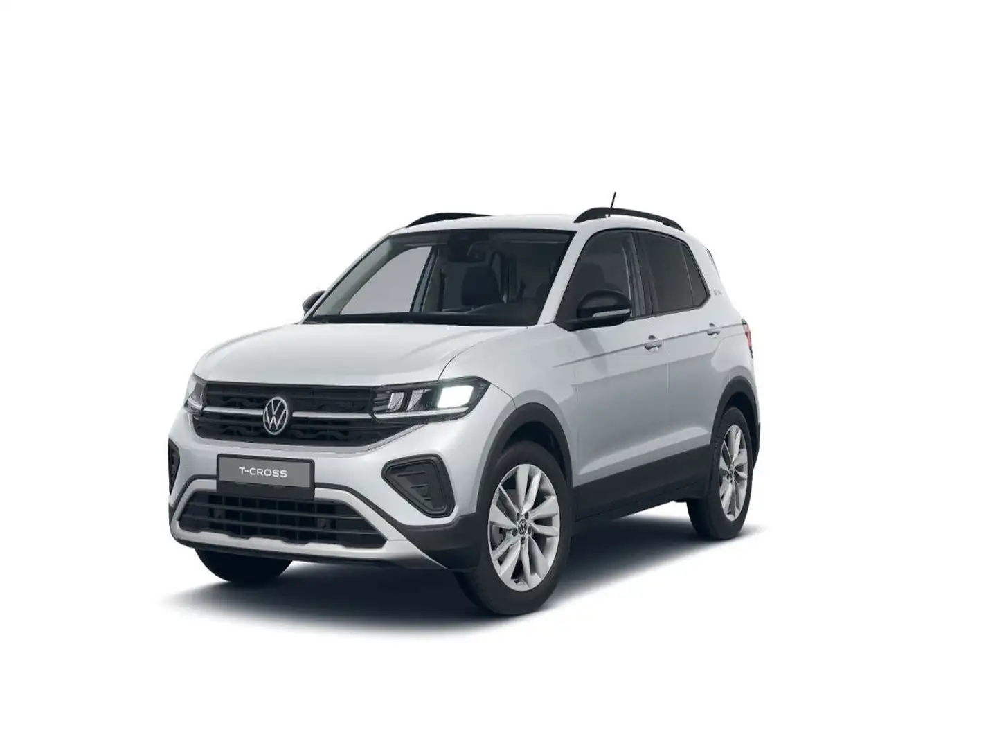 Volkswagen T-Cross 1.0 TSI 7-Gang DSG Goal Navi RFK SHZ LED Silber - 2