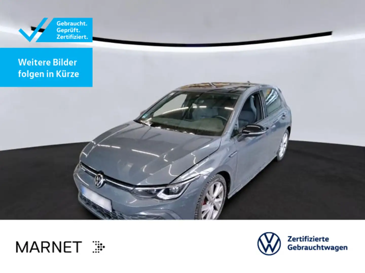 Volkswagen Golf VIII 2.0 TDI DSG GTD Black Style Navi*AHK*P Gris - 1