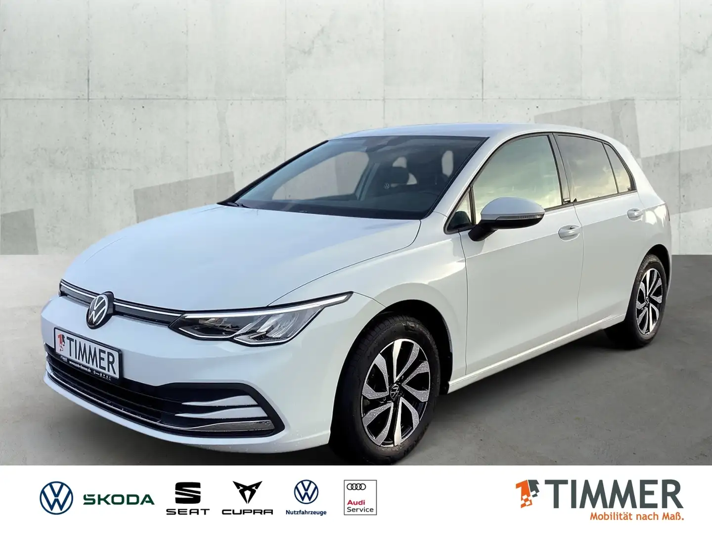 Volkswagen Golf VIII 2.0 TDI ACTIVE *LED *VIRTUAL *NAVI *SHZ *ALU Weiß - 1