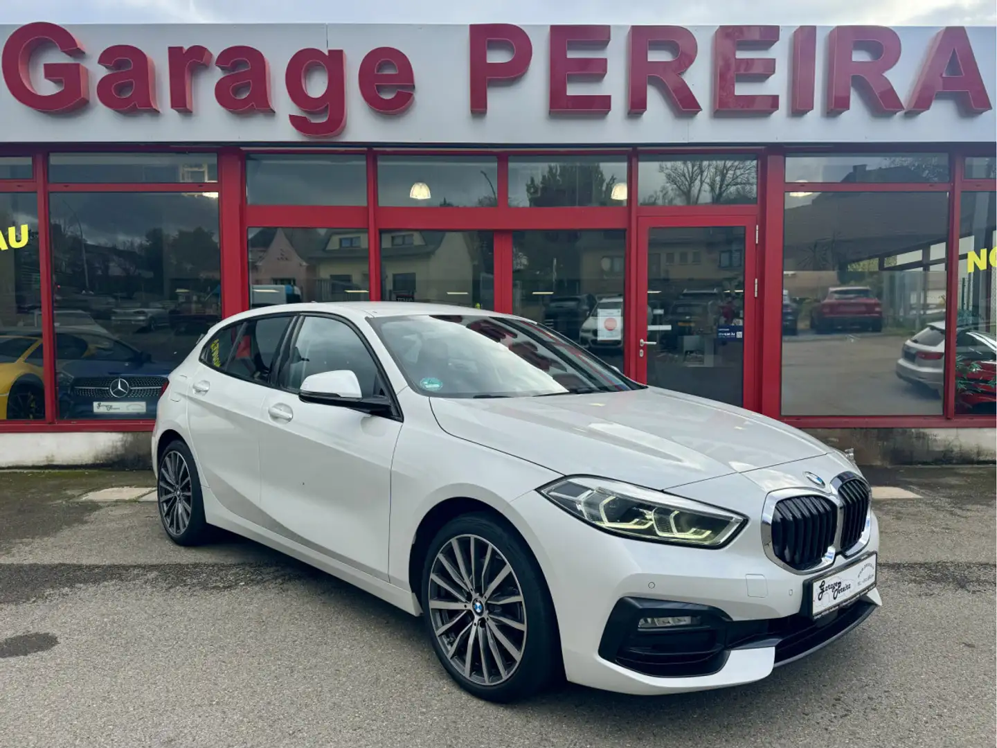 BMW 118 i SPORTLINE AUTO CUIR NAVI Blanc - 1