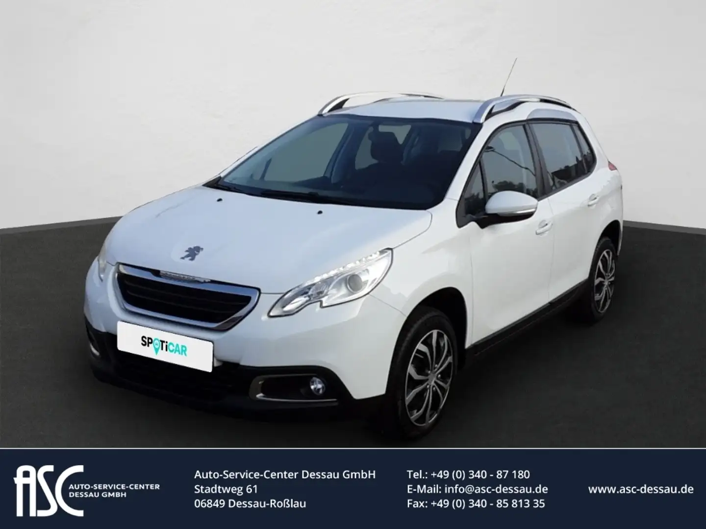 Peugeot 2008 ACTIVE-PURETECH 82 , Klima , EPh ,Sitzheizung Weiß - 1