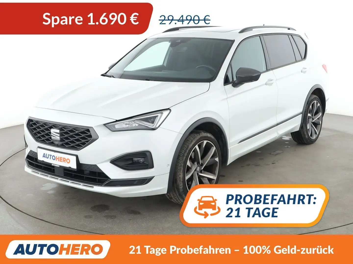 SEAT Tarraco 2.0 TDI FR Aut.*NAVI*PANO*LED*360°*ACC*BEATS* Blanc - 1