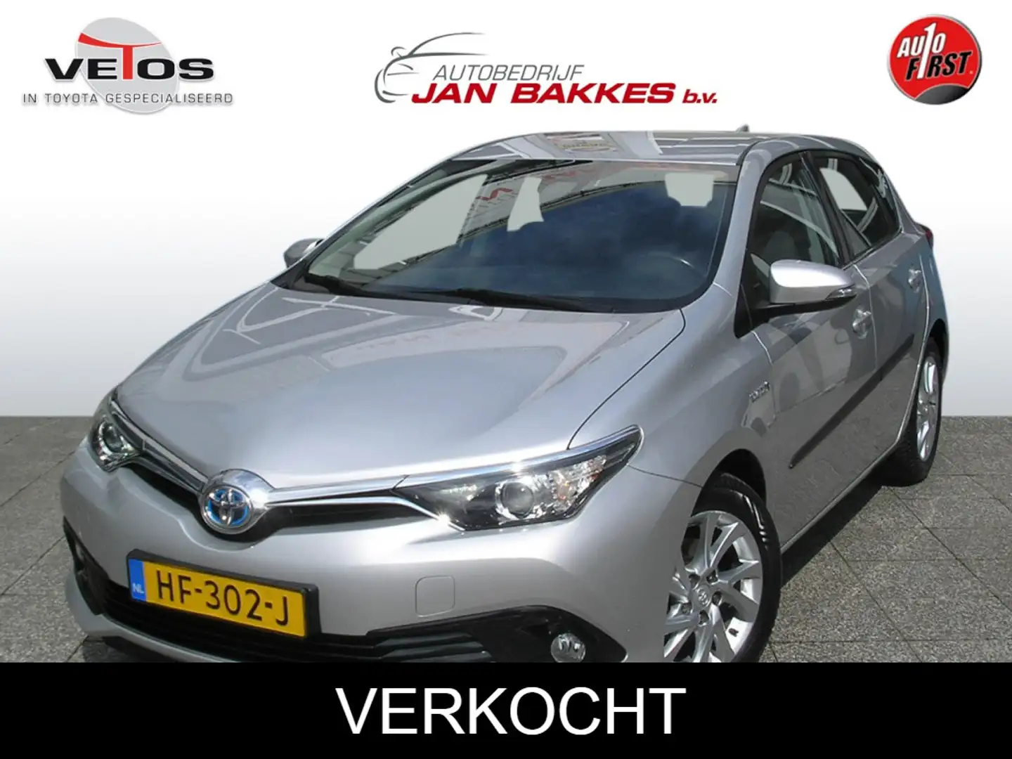 Toyota Auris 1.8 Hybrid Aspiration 1e eigenaar facelift Gris - 1