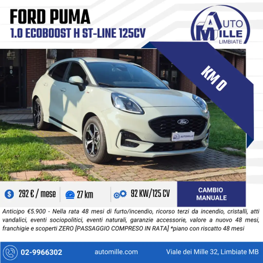 Ford Puma 1.0 ecoboost h ST-Line 125cv Grau - 1