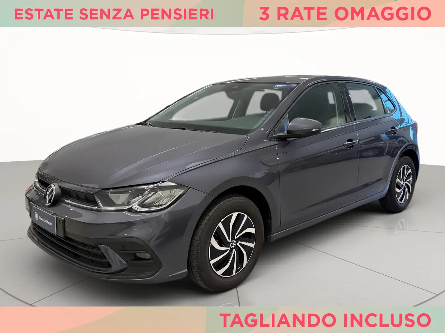 Volkswagen Polo 1.0 tsi life 95cv dsg Grigio - 1