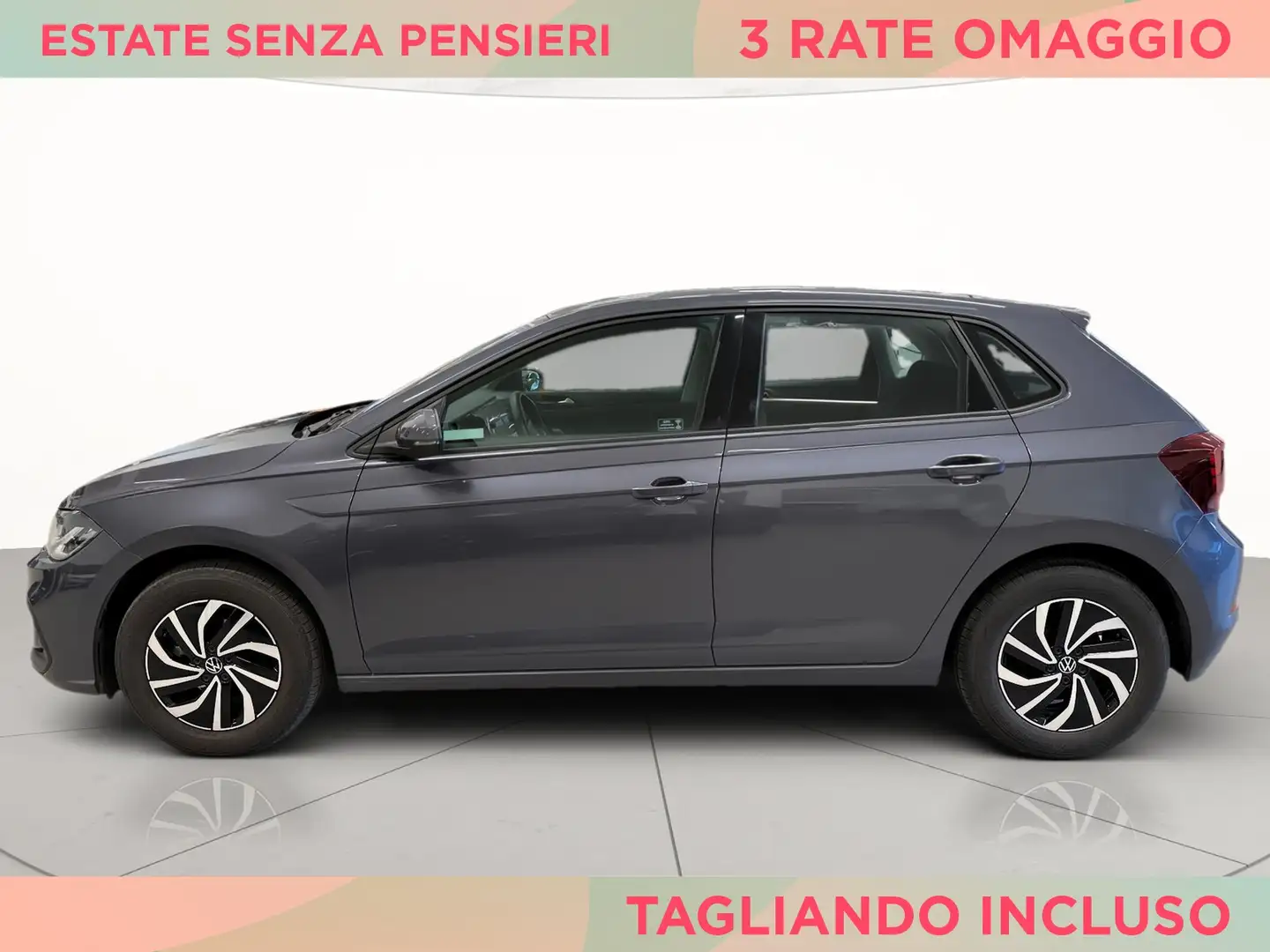 Volkswagen Polo 1.0 tsi life 95cv dsg Grigio - 2
