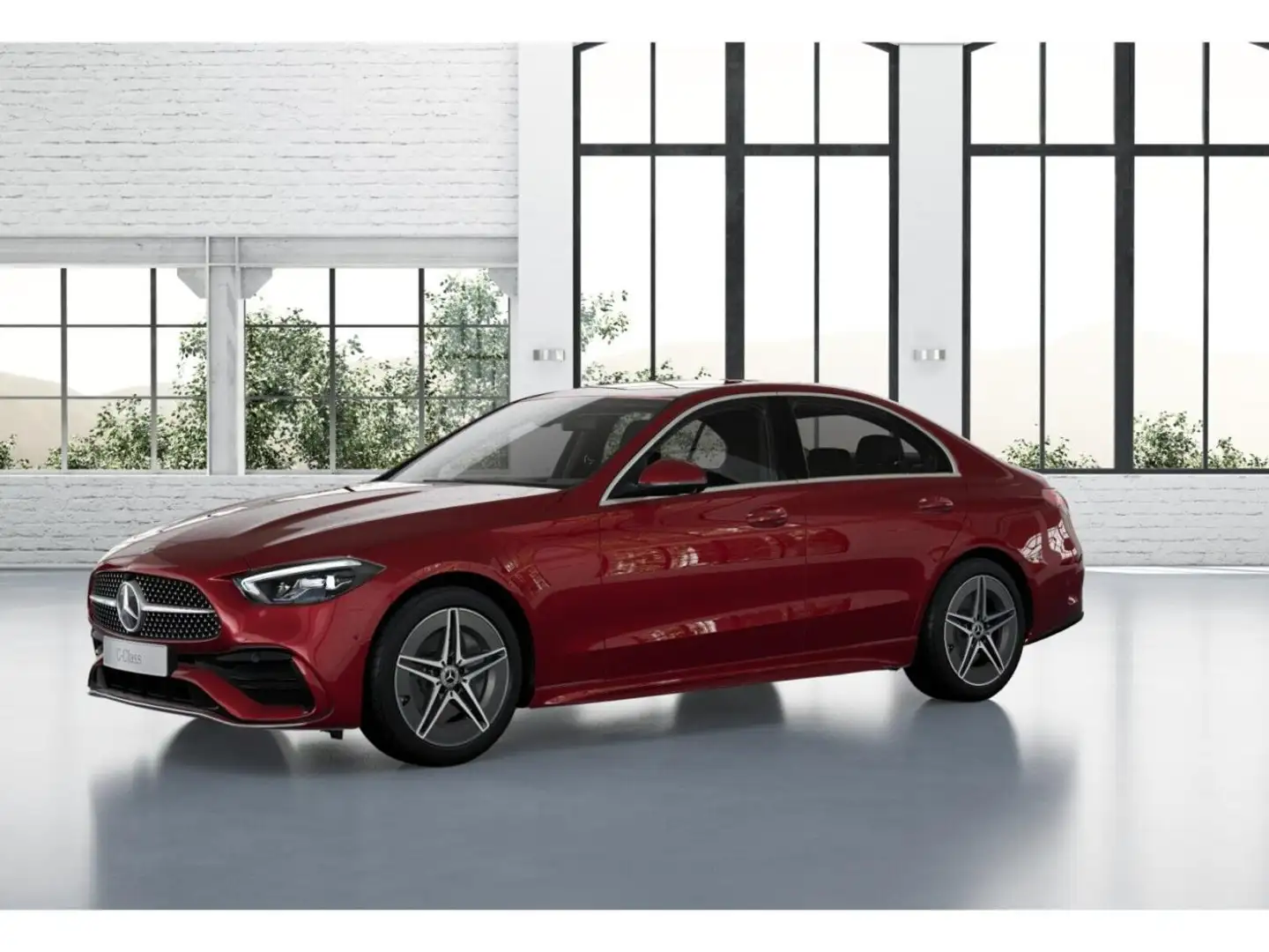 Mercedes-Benz C 300 d AMG+MBUX+Ambiente+LED+Wide+360+AHK+Cam Rot - 2