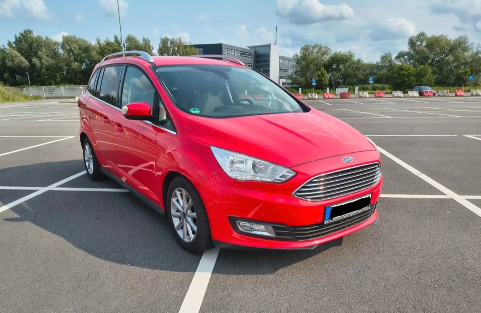 Ford Grand C-Max C-Max 1.0 EcoBoost Start-Stopp-System Titanium Rood - 2