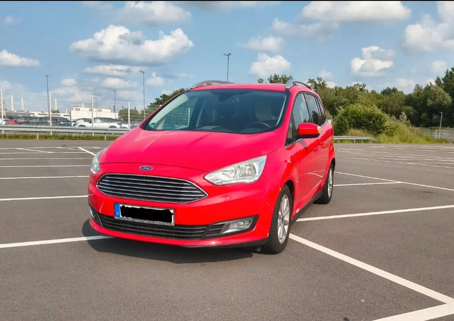 Ford Grand C-Max C-Max 1.0 EcoBoost Start-Stopp-System Titanium Rood - 1