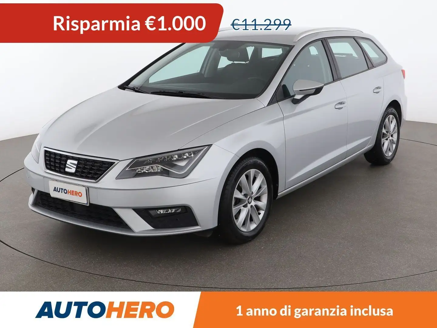 SEAT Leon 1.6 TDI FR ST 115 CV Argento - 1
