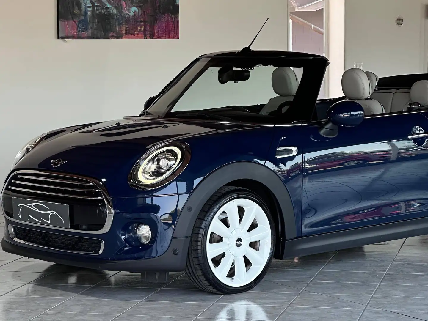 MINI Cooper D Cabrio Mini Cabrio 1.5 Cooper D Hype auto 7m my18 *UniProprietario*LapisLuxuryBlue*FariBiLed*Cerchi18'*InterniInPelleSat.Grey Blau - 2