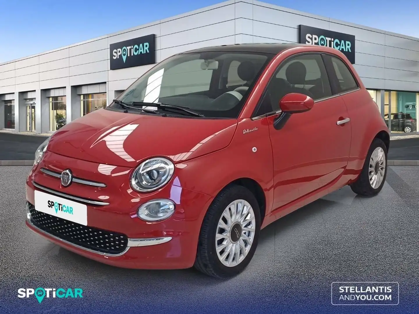 Fiat 500 1.0 Hybrid 51KW (70 CV) Dolcevita Rojo - 1