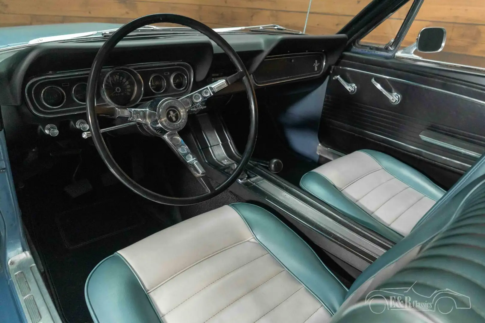 Ford Mustang Coupe | Gerestaureerd | Handgeschakeld | 1966 Blauw - 2
