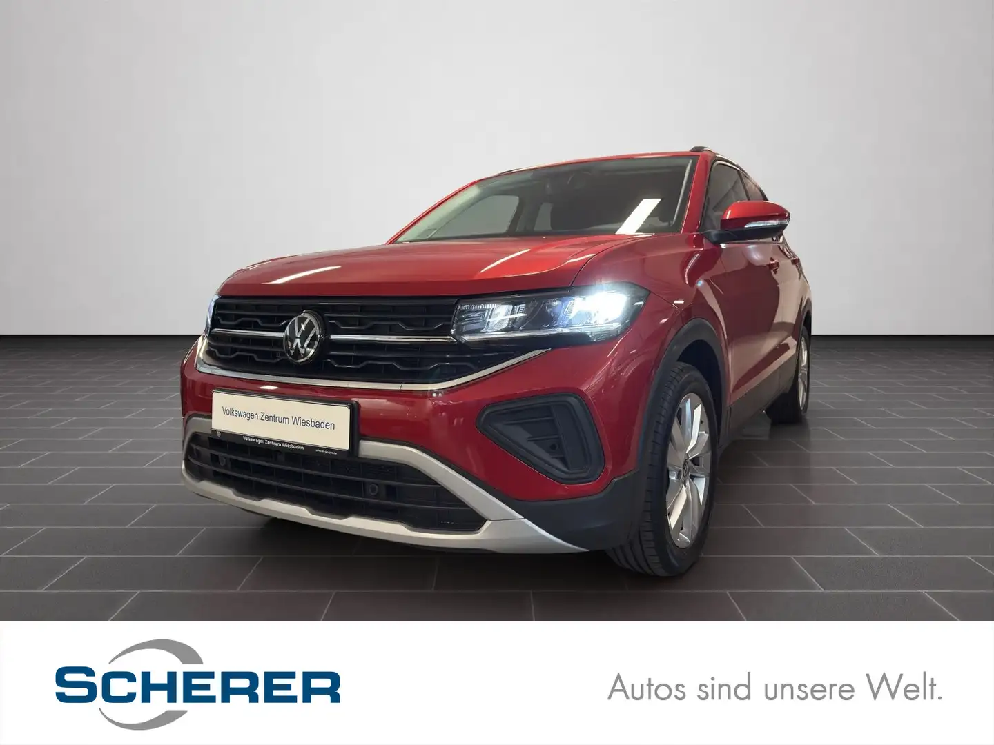 Volkswagen T-Cross 1.0 TSI Life, APP, Sitzh., Keyless, Kame Rot - 1
