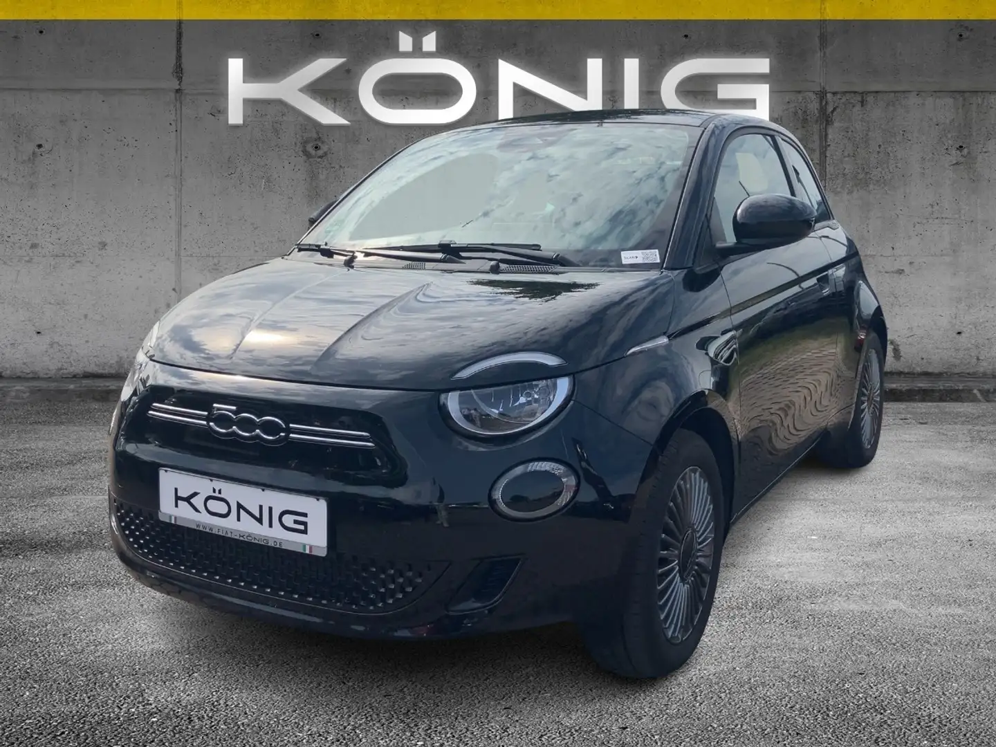Fiat 500e Elektro Icon 118PS Navigation Klimaautomatik Schwarz - 1