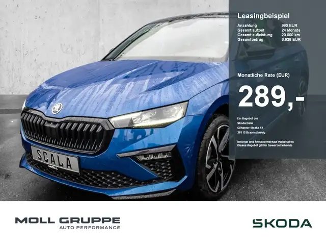 Skoda Scala 1.5 TSI Monte Carlo 2xKLIMA ACC AHK AUT