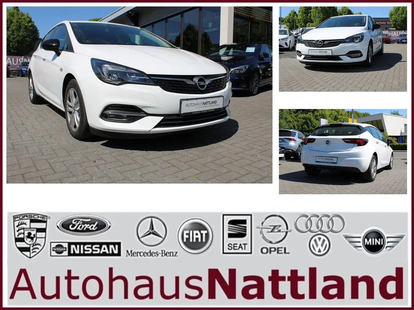 Opel Astra 1.5 D Edition StartStop Klima Navi DAB 1.H Weiß - 1