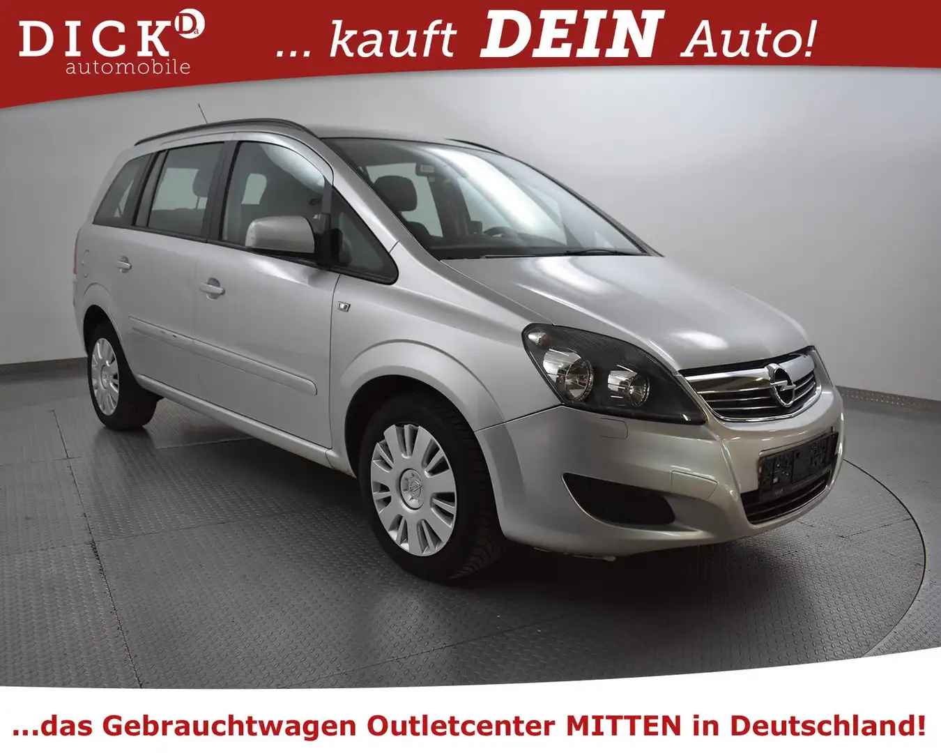 Opel Zafira 1.6 Family SERVICE NEUGEPFLEGT+7SIT+AHK Grau - 1