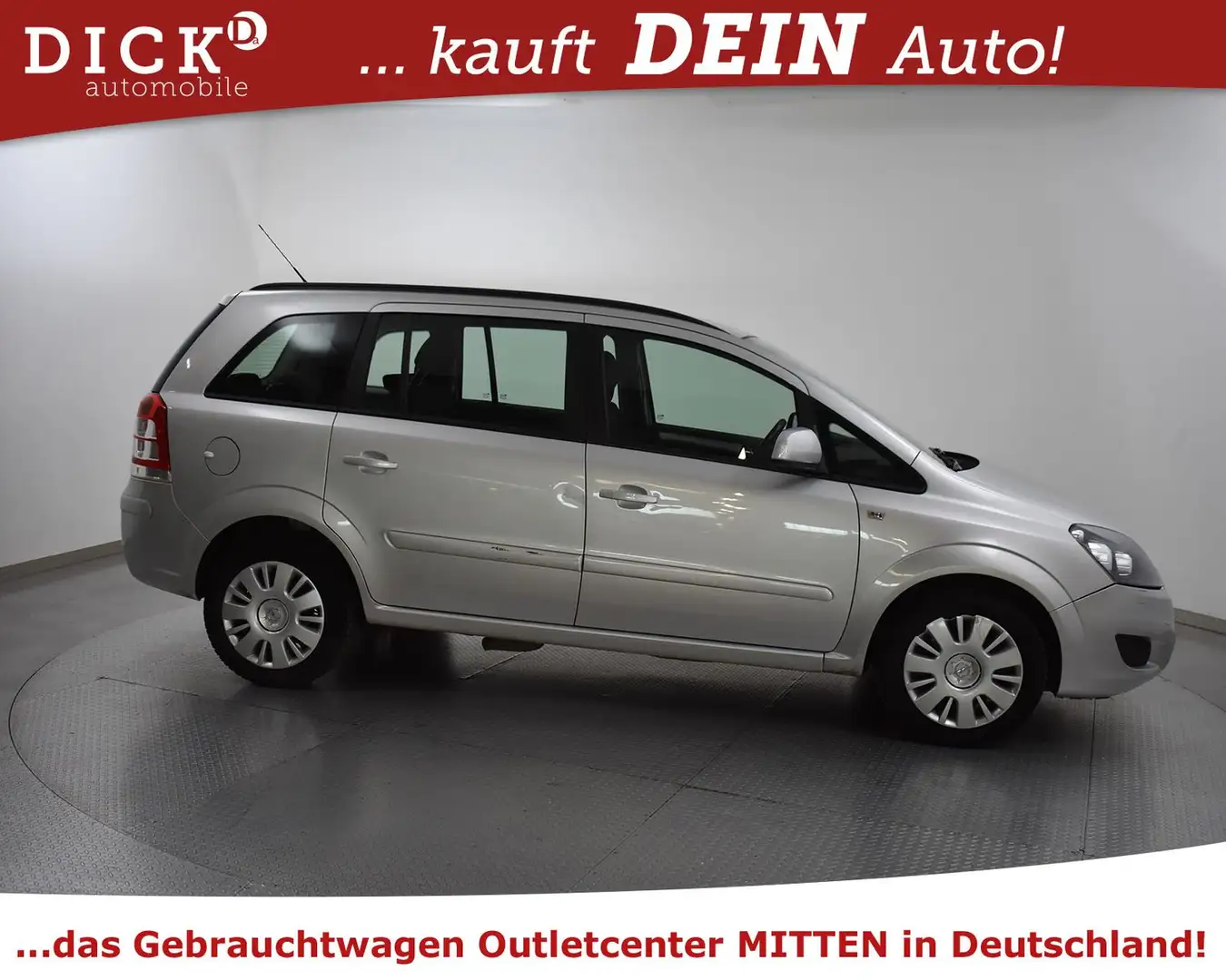 Opel Zafira 1.6 Family SERVICE NEUGEPFLEGT+7SIT+AHK Grau - 2