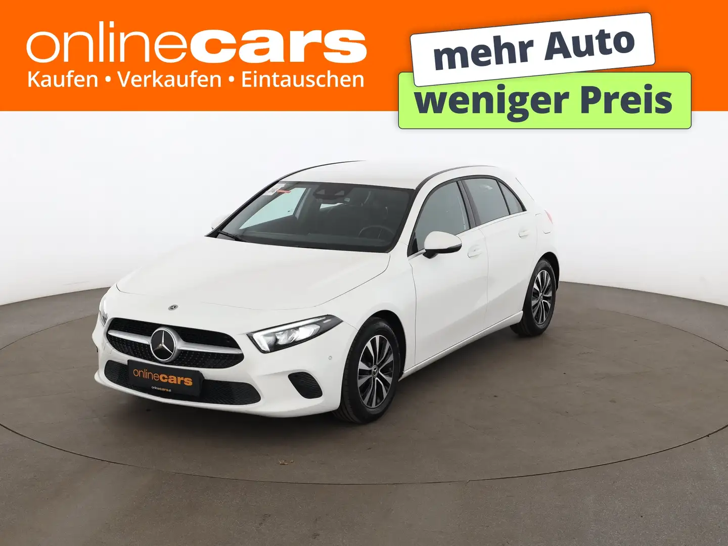 Mercedes-Benz A 200 d Style Aut LED RADAR LEDER NAVI R-CAM Weiß - 1