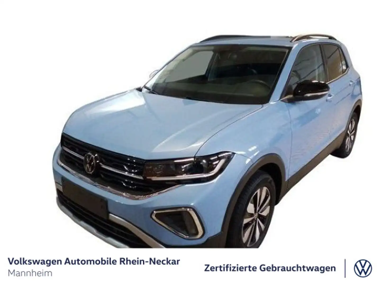 Volkswagen T-Cross 1.0 TSI GOAL DSG Navi PDC LED uvm Blau - 2