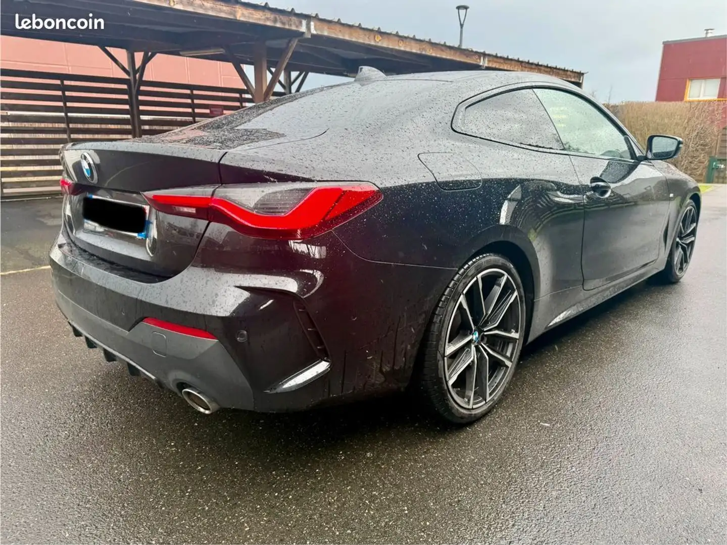 BMW 420 coupé 420da 190ch m sport mild hybride Noir - 2